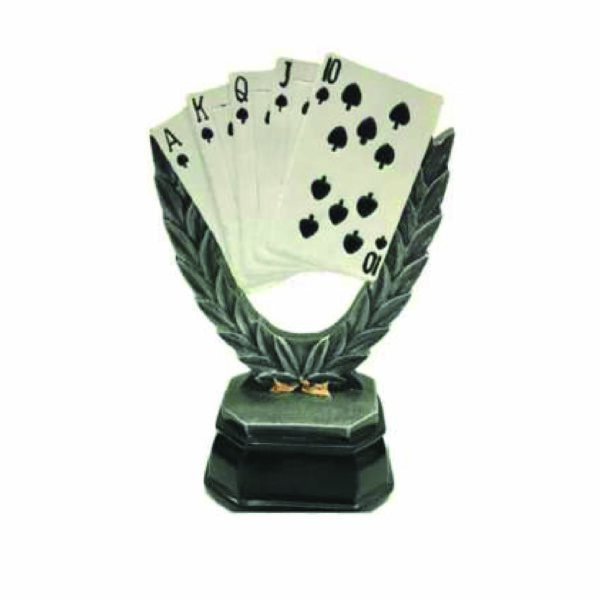 Trofeo Cartas Resina